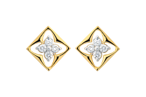 9K Hallmarked Gold | Lab Grown Diamond Tops 9TPWA354