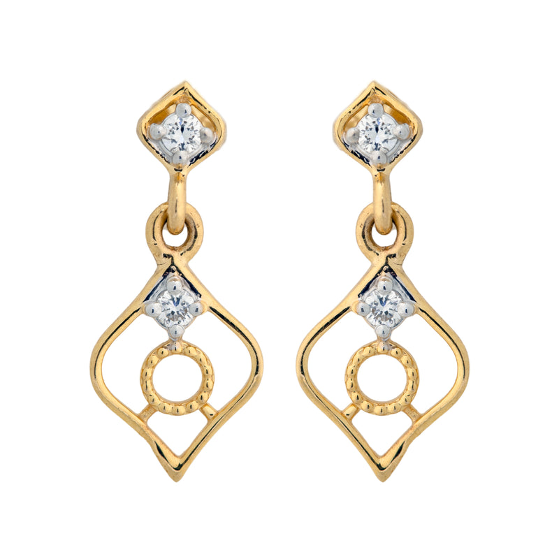 9K Hallmarked Gold | Lab Grown Diamond Tops 9TPWA355