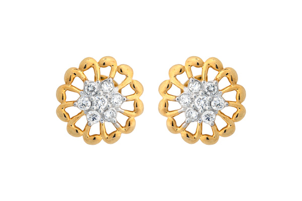 9K Hallmarked Gold | Lab Grown Diamond Tops 9TPWA356