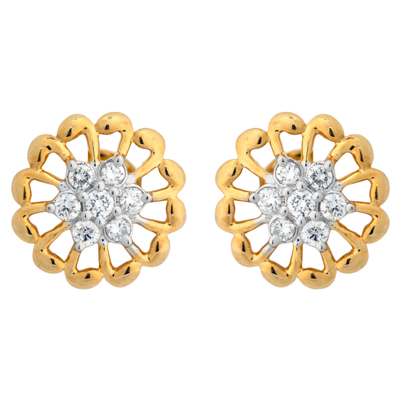 9K Hallmarked Gold | Lab Grown Diamond Tops 9TPWA356