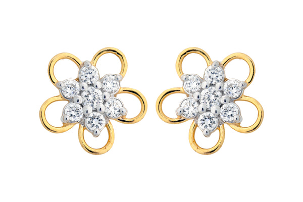 9K Hallmarked Gold | Lab Grown Diamond Tops 9TPWA358