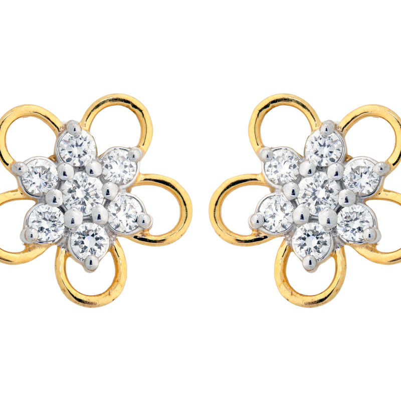 9K Hallmarked Gold | Lab Grown Diamond Tops 9TPWA358