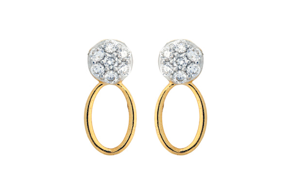 9K Hallmarked Gold | Lab Grown Diamond Tops 9TPWA361