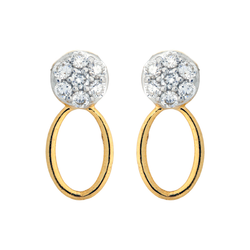 9K Hallmarked Gold | Lab Grown Diamond Tops 9TPWA361