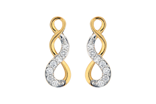 9K Hallmarked Gold | Lab Grown Diamond Tops 9TPWA363