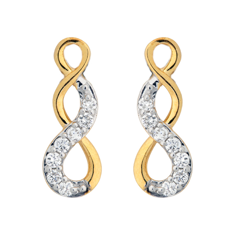 9K Hallmarked Gold | Lab Grown Diamond Tops 9TPWA363