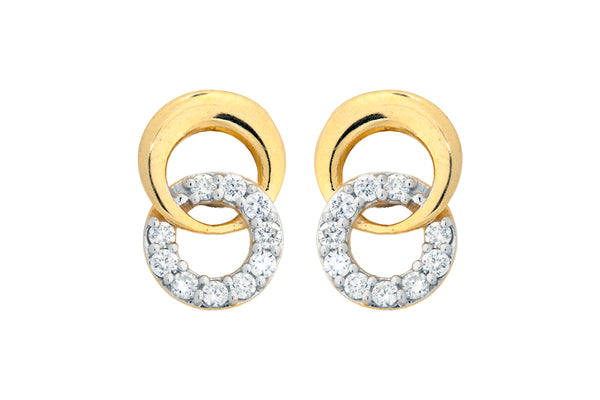 9K Hallmarked Gold | Lab Grown Diamond Tops 9TPWA365