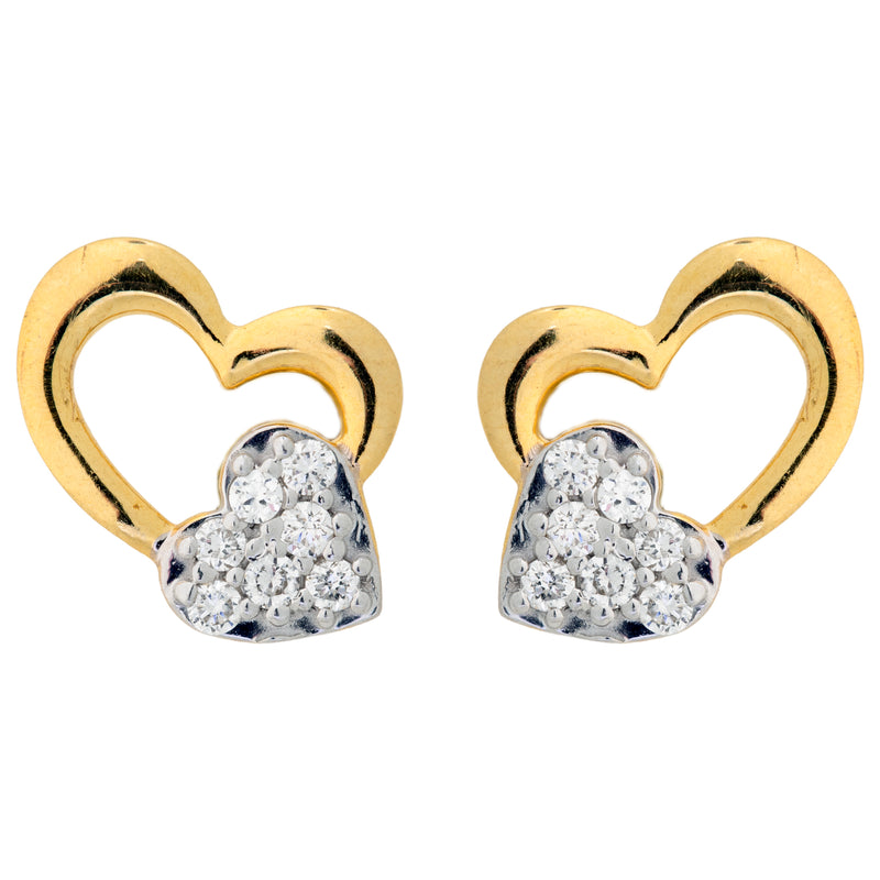 9K Hallmarked Gold | Lab Grown Diamond Tops 9TPWA366