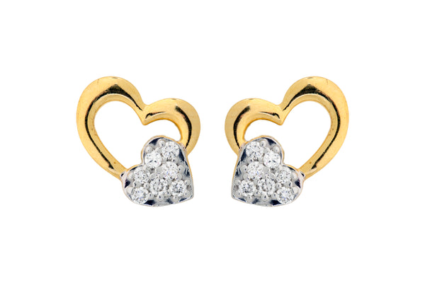 9K Hallmarked Gold | Lab Grown Diamond Tops 9TPWA366