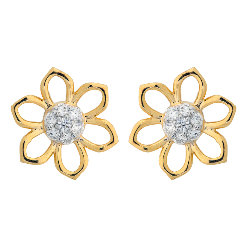 9K Hallmarked Gold | Lab Grown Diamond Tops 9TPWA367