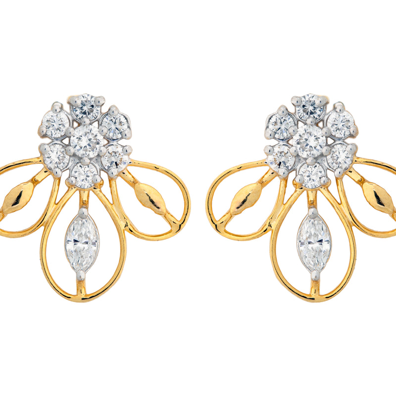 9K Hallmarked Gold | Lab Grown Diamond Tops 9TPWA368