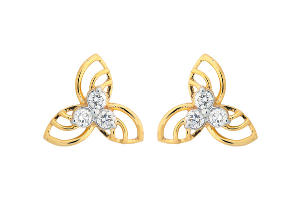 9K Hallmarked Gold | Lab Grown Diamond Tops 9TPWA370