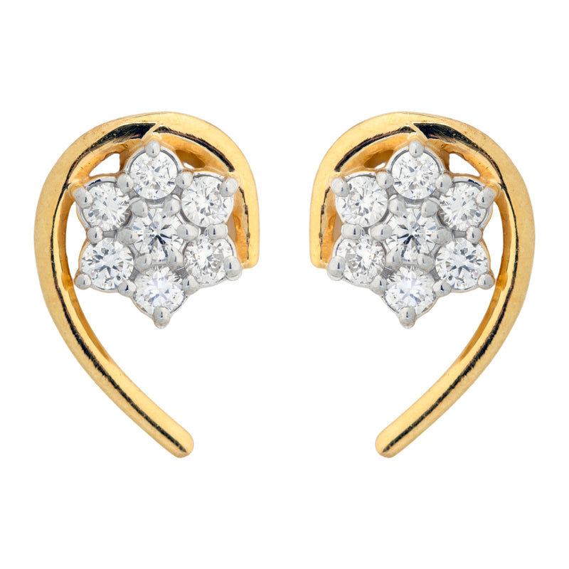 9K Hallmarked Gold | Lab Grown Diamond Tops 9TPWA372