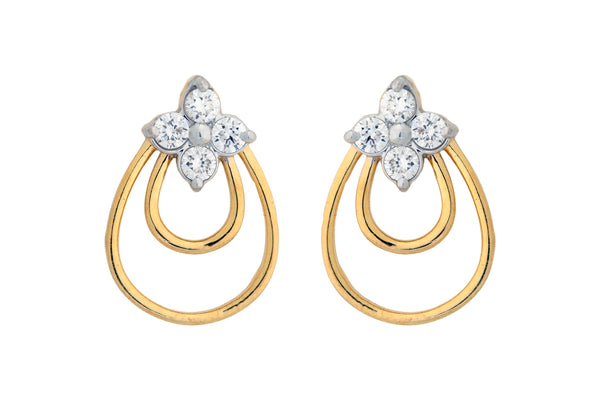 9K Hallmarked Gold | Lab Grown Diamond Tops 9TPWA373