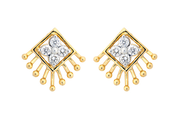 9K Hallmarked Gold | Lab Grown Diamond Tops 9TPWA374