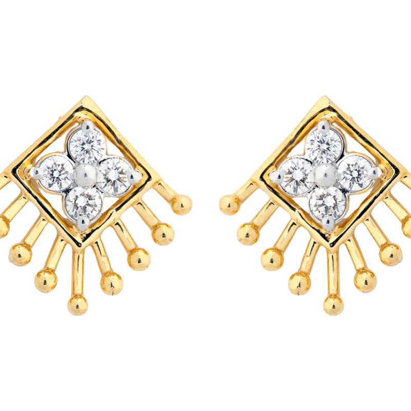 9K Hallmarked Gold | Lab Grown Diamond Tops 9TPWA374