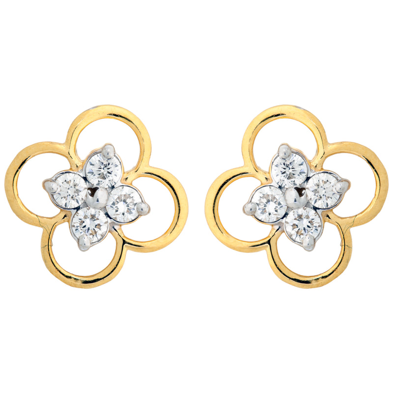9K Hallmarked Gold | Lab Grown Diamond Tops 9TPWA375