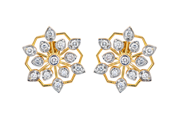 9K Hallmarked Gold | Lab Grown Diamond Tops 9TPWA377