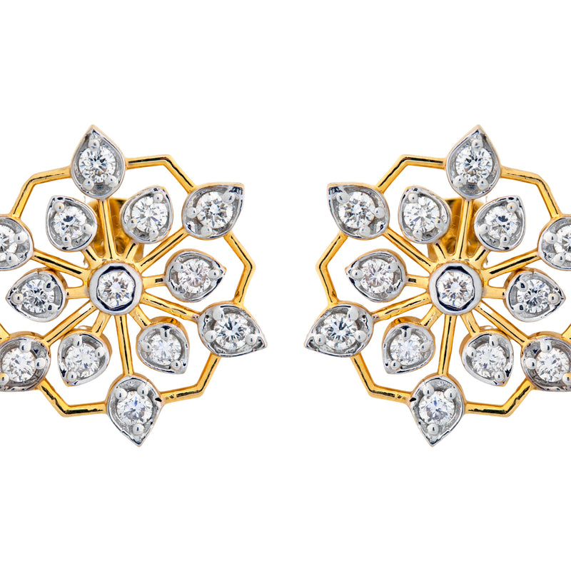 9K Hallmarked Gold | Lab Grown Diamond Tops 9TPWA377