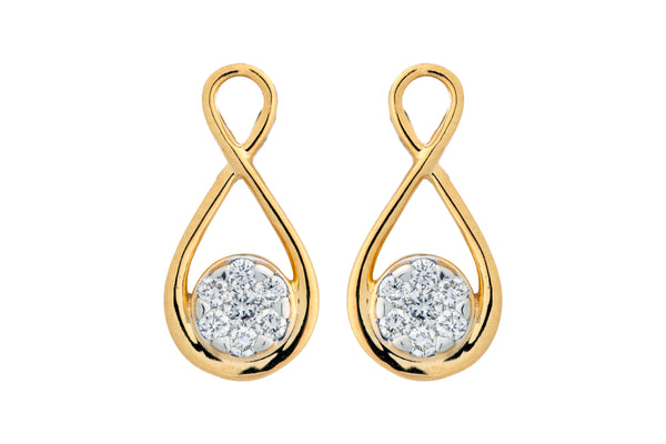 9K Hallmarked Gold | Lab Grown Diamond Tops 9TPWA380