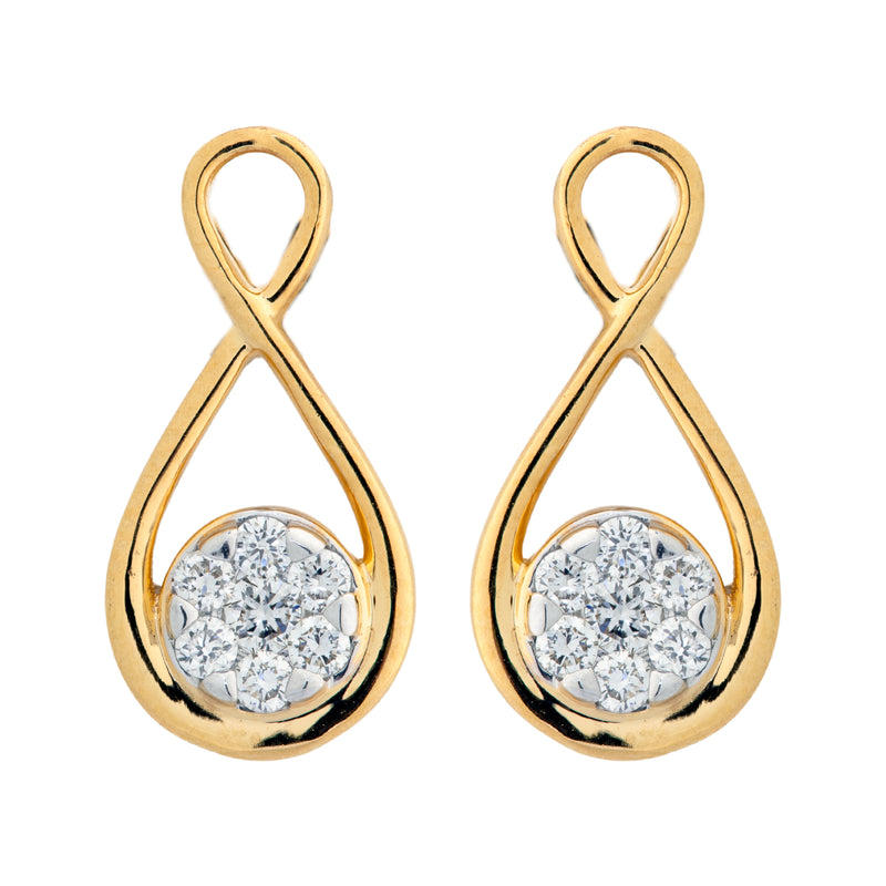 9K Hallmarked Gold | Lab Grown Diamond Tops 9TPWA380