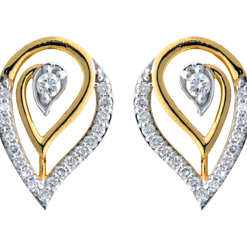 9K Hallmarked Gold | Lab Grown Diamond Tops 9TPWA384