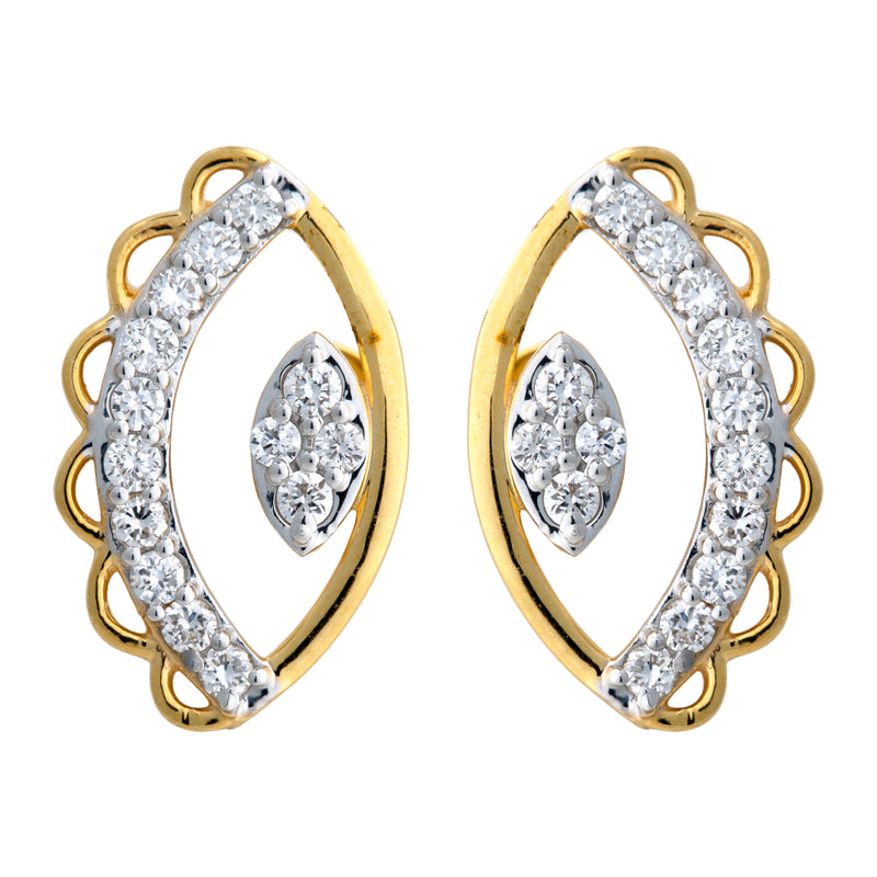 9K Hallmarked Gold | Lab Grown Diamond Tops 9TPWA387