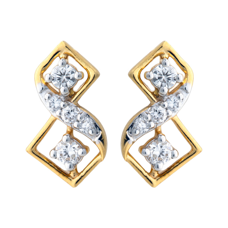 9K Hallmarked Gold | Lab Grown Diamond Tops 9TPWA388