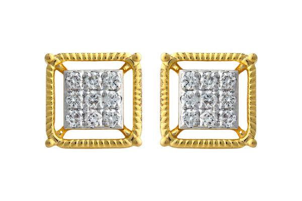 9K Hallmarked Gold | Lab Grown Diamond Tops 9TPWA397
