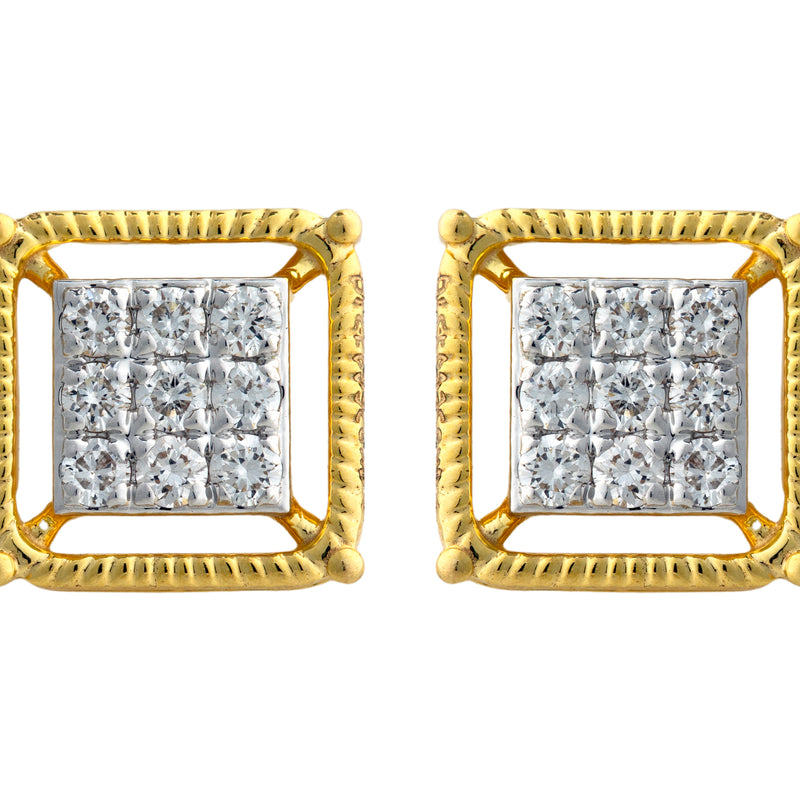 9K Hallmarked Gold | Lab Grown Diamond Tops 9TPWA397