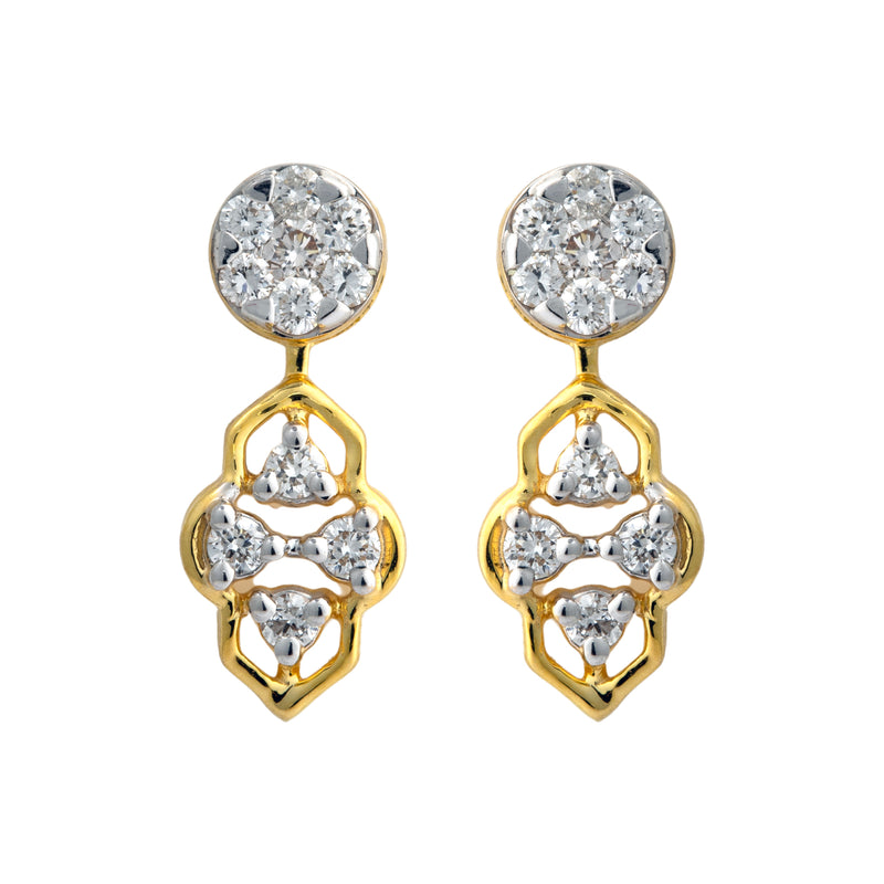 9K Hallmarked Gold | Lab Grown Diamond Tops 9TPWA400