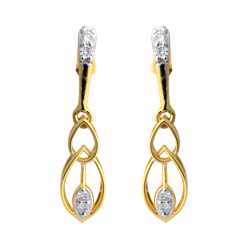 9K Hallmarked Gold | Lab Grown Diamond Tops 9TPWA403