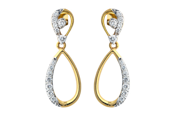 9K Hallmarked Gold | Lab Grown Diamond Tops 9TPWA407