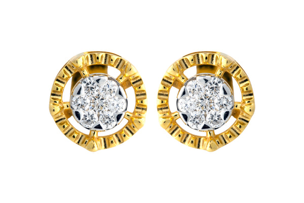 9K Hallmarked Gold | Lab Grown Diamond Tops 9TPWA412