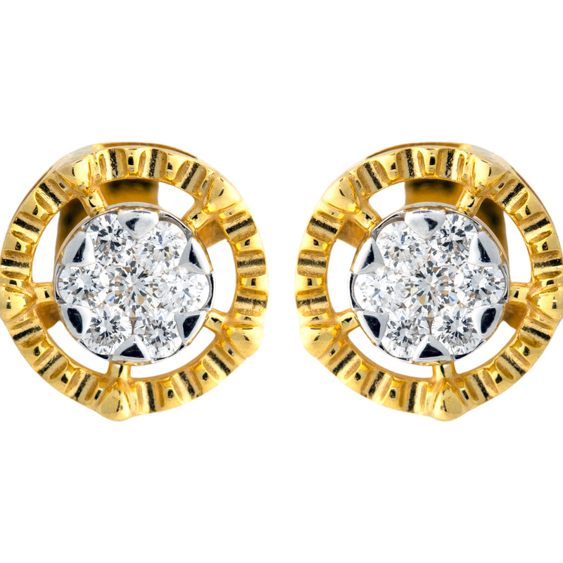 9K Hallmarked Gold | Lab Grown Diamond Tops 9TPWA412