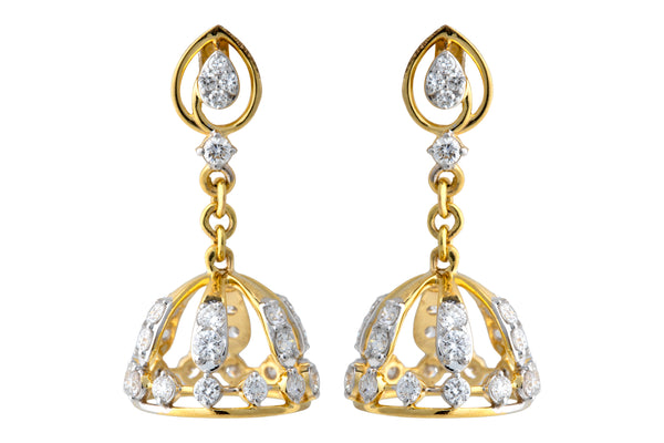 9K Hallmarked Gold | Lab Grown Diamond Tops 9TPWA414