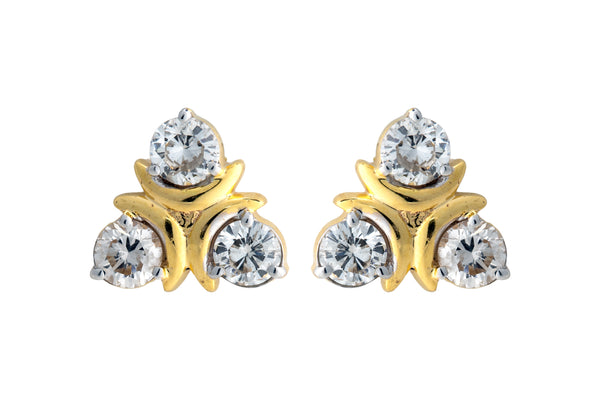 9K Hallmarked Gold | Lab Grown Diamond Tops 9TPWA418