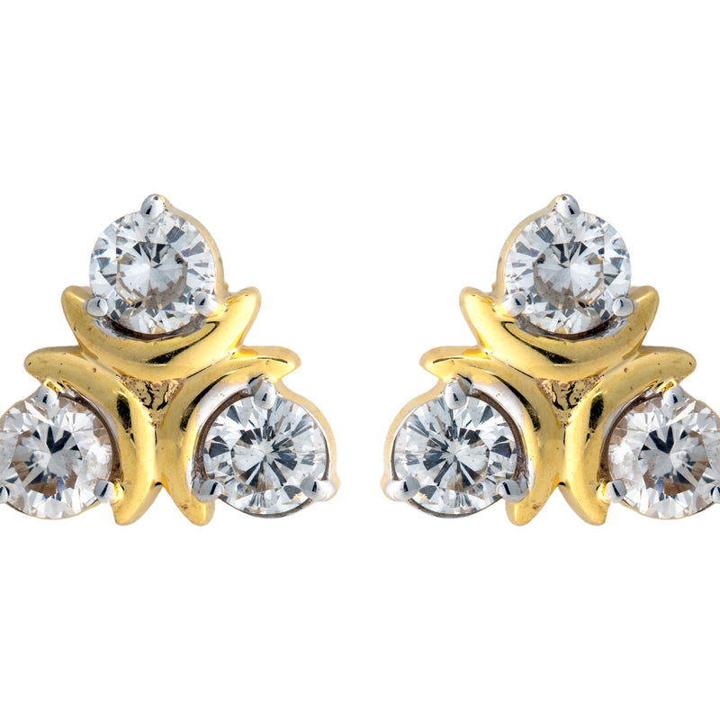 9K Hallmarked Gold | Lab Grown Diamond Tops 9TPWA418