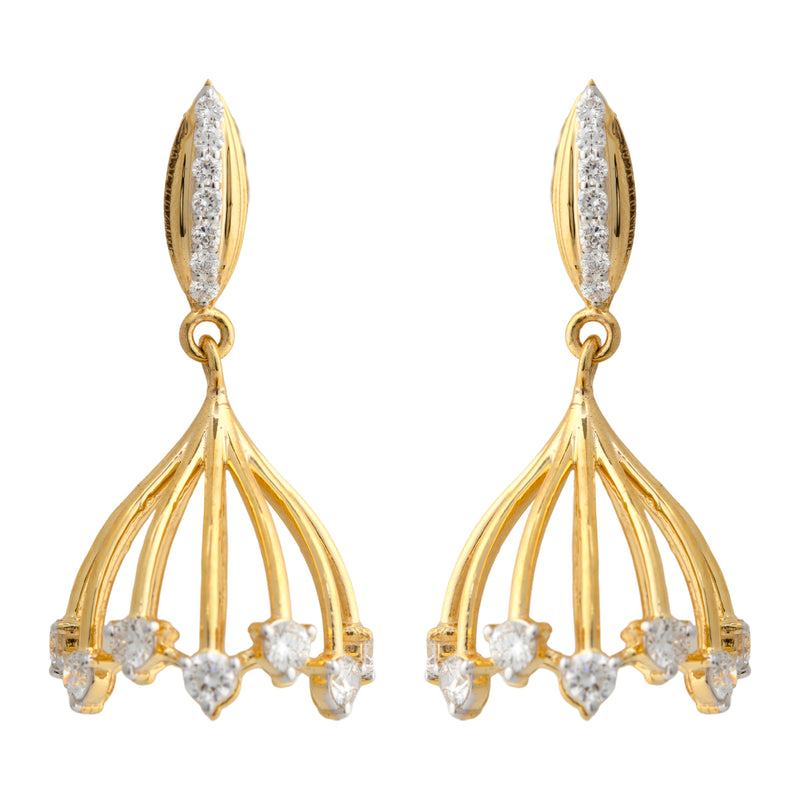 9K Hallmarked Gold | Lab Grown Diamond Tops 9TPWA422