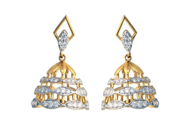 9K Hallmarked Gold | Lab Grown Diamond Tops 9TPWA423