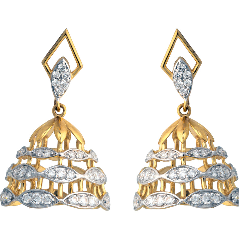 9K Hallmarked Gold | Lab Grown Diamond Tops 9TPWA423