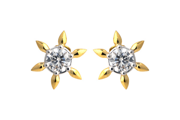 9K Hallmarked Gold | Lab Grown Diamond Tops 9TPWA427